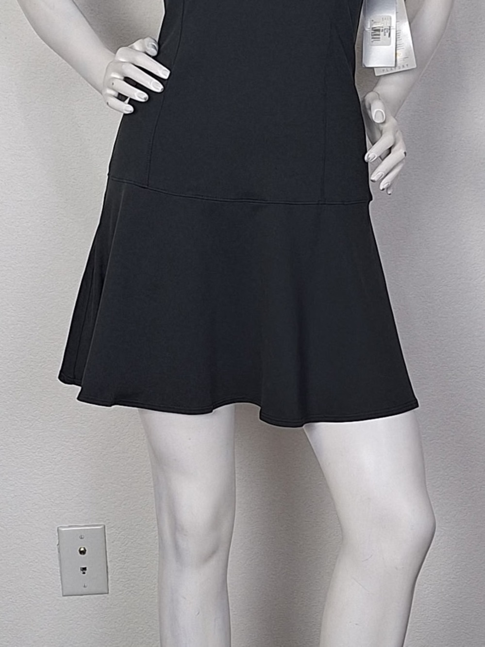 RBX Reebok By Diane Von Furstenberg NEW Gorpcore Athletic Mini Dress Size L - Picture 3 of 11